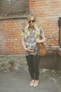 Maternity Fashion, Jordan Cidelle, 70's inspiration