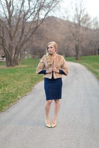 Jordan-Cidelle-Fur-Forever21-Blue-Dress