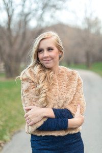 Jordan-Cidelle-Fur-Forever21-Blue-Dress